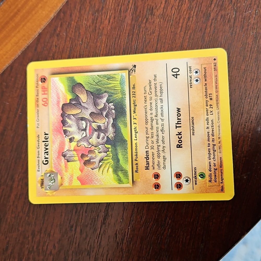 Graveler 37/62 Uncommon